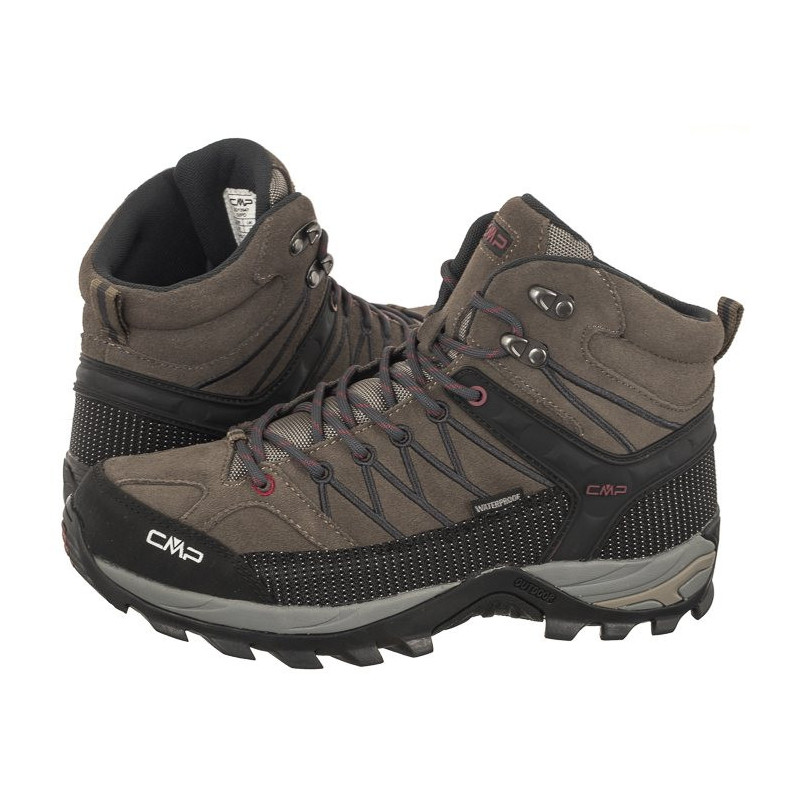 CMP Rigel Mid Trekking Shoe Wp 3Q12947 02PD Torba/Antracite (CM2-c) apavi