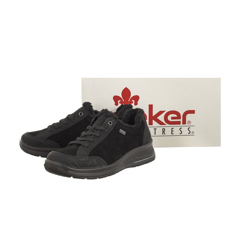 Rieker Czarne L7702-00 Black (RI132-a) kurpes