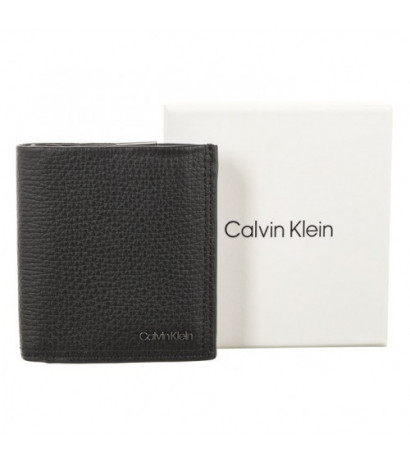 Calvin Klein Minimalism Trifold 6cc W/Coin Black K50K509624 BAX (CK364-a) rankinė