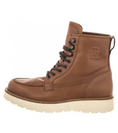 Tommy Hilfiger TH American Warm Leather Boot Winter Cognac FM0FM04668 GVI (TH883-a) boots