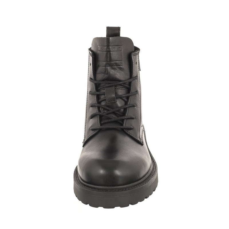 Tommy Hilfiger Tjm Ruberized Lace Up Boot Black EM0EM01276 BDS (TH885-a) pārgājienu zābaki