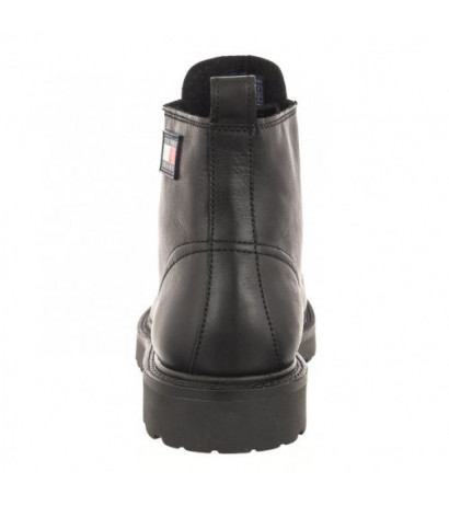 Tommy Hilfiger Tjm Ruberized Lace Up Boot Black EM0EM01276 BDS (TH885-a) pārgājienu zābaki