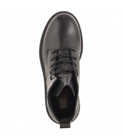 Tommy Hilfiger Tjm Ruberized Lace Up Boot Black EM0EM01276 BDS (TH885-a) pārgājienu zābaki