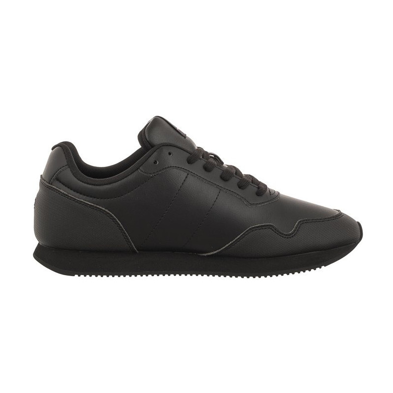 Tommy Hilfiger Core Lo Runner Pu Lth Triple Black FM0FM04834 0GQ (TH882-a) sports shoes