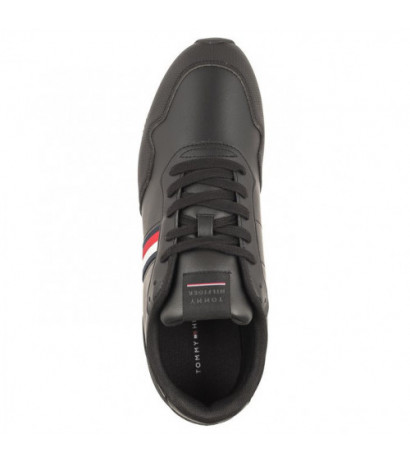 Tommy Hilfiger Core Lo Runner Pu Lth Triple Black FM0FM04834 0GQ (TH882-a) spordijalatsid