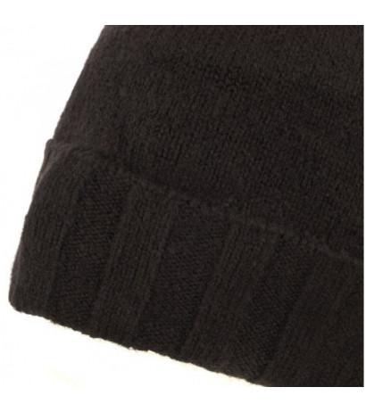 Calvin Klein Label Define Rib Beanie W/Pompom Black K60K611606 BAX (CK367-a) cap