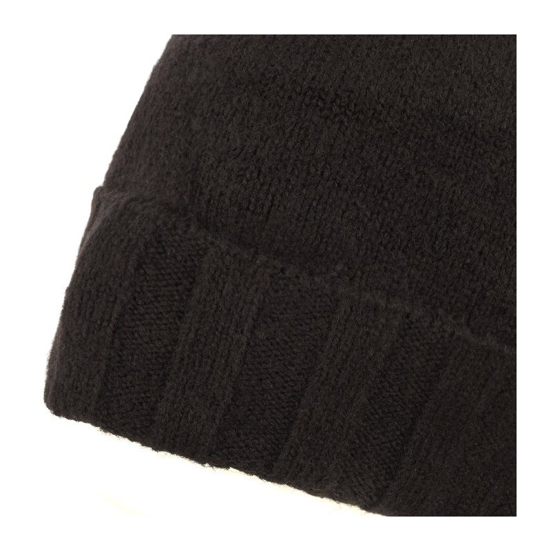 Calvin Klein Label Define Rib Beanie W/Pompom Black K60K611606 BAX (CK367-a) cap