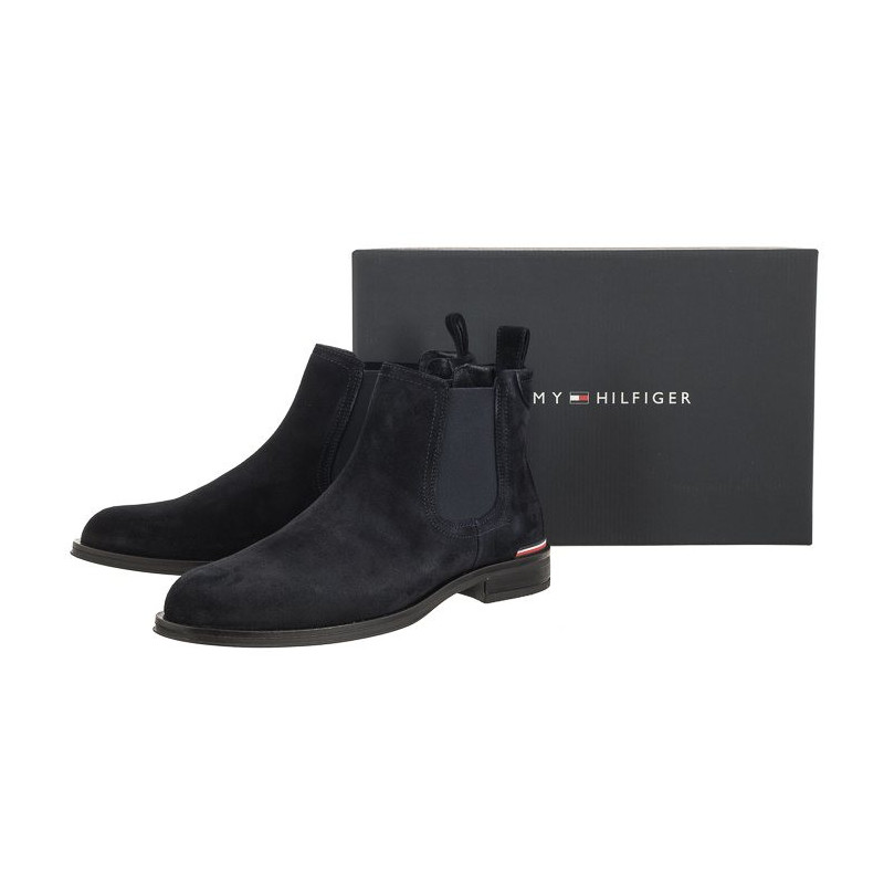 Tommy Hilfiger Core Rwb Hilfiger Suede Chelsea Desert Sky FM0FM04757 DW5 (TH888-a) shoes