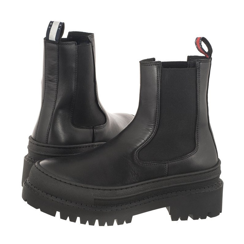 Tommy Hilfiger Tjw Chelsea Foxing Boot Black EN0EN02289 BDS (TH866-a) kurpes