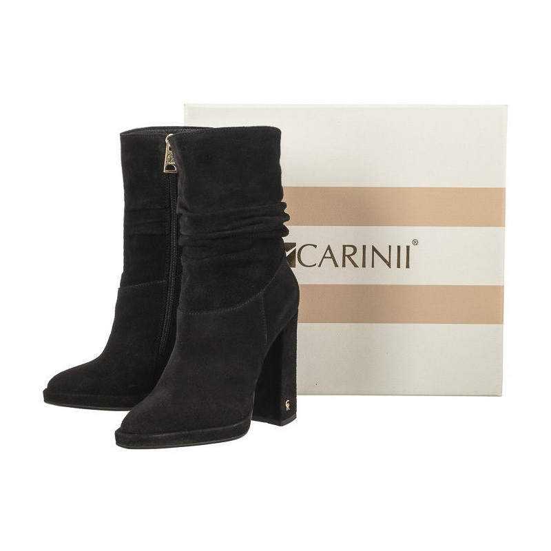 Carinii Czarne B9307-063-000-000-E93 (CI736-a) shoes