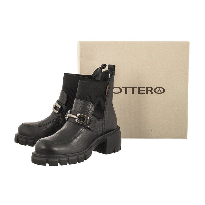 Bottero Czarne 347202 Preto/Onix (BO80-a) shoes