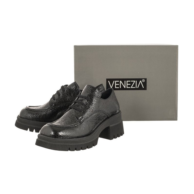 Venezia Czarne 2324 02 Black (VE734-a) kurpes