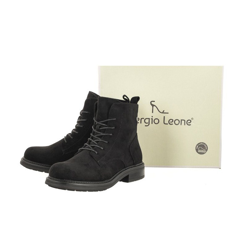 Sergio Leone Czarne BT 590  (SL495-a) shoes