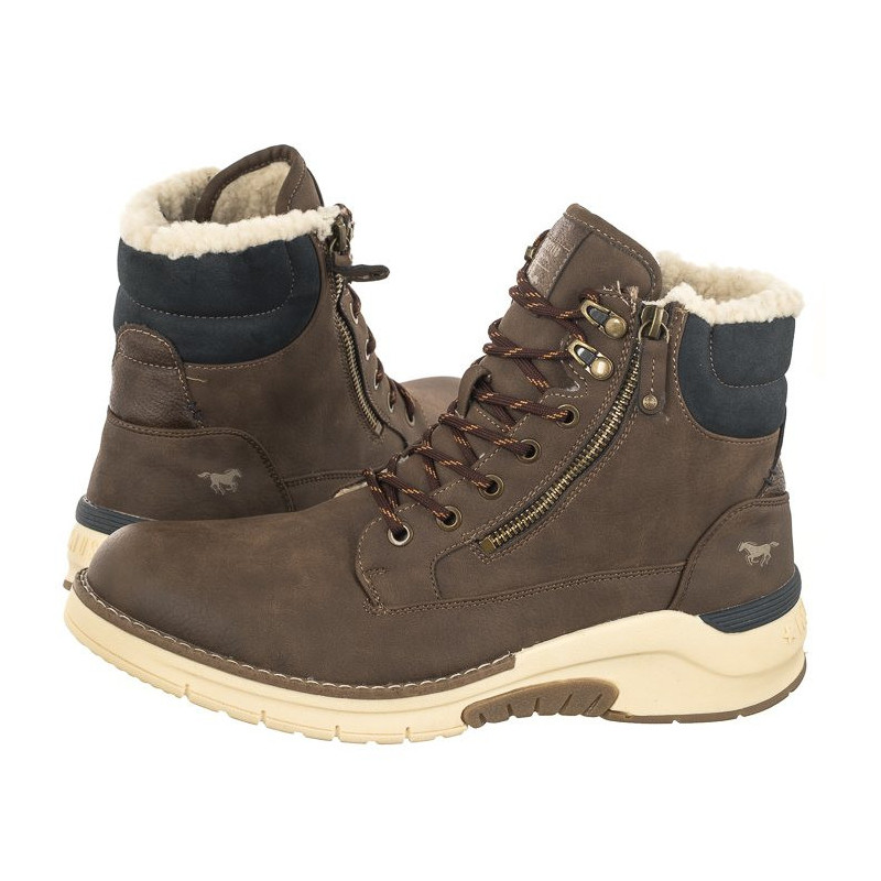 Mustang Brązowe 4161-603-3 (MU524-a) boots