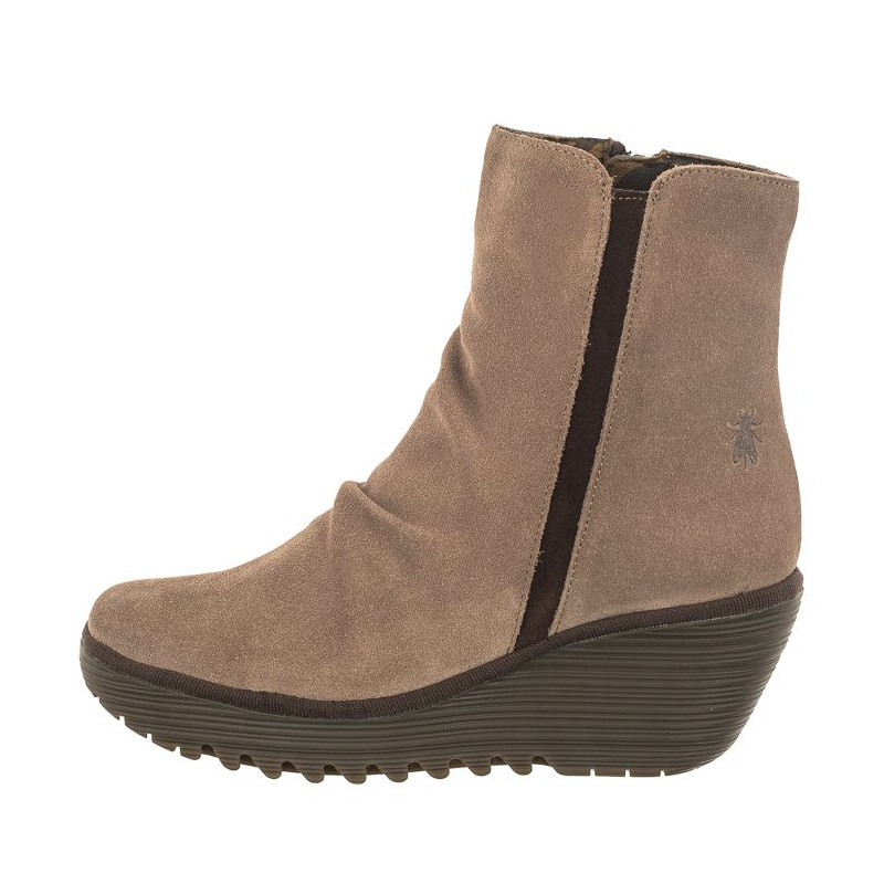 FLY London Yopq461FLY Oil Sude Taupe/Expresso P501461003 (FL396-a) Boots