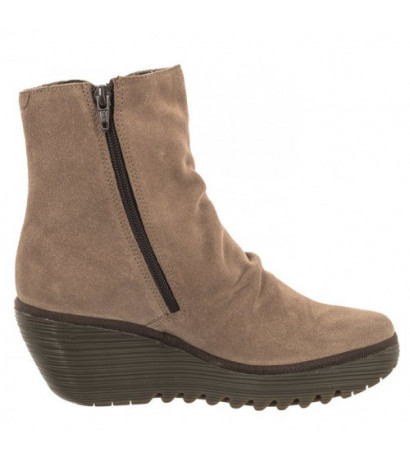 FLY London Yopq461FLY Oil Sude Taupe/Expresso P501461003 (FL396-a) Boots