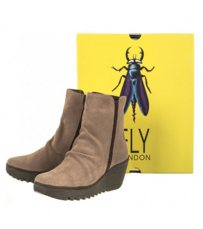 FLY London Yopq461FLY Oil Sude Taupe/Expresso P501461003 (FL396-a) batai