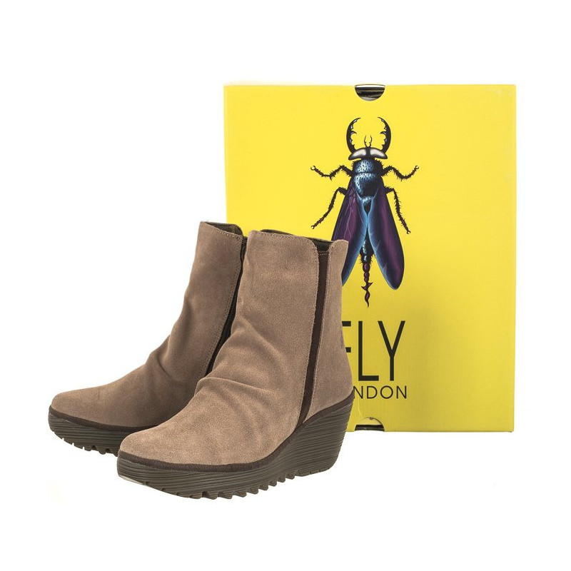 FLY London Yopq461FLY Oil Sude Taupe/Expresso P501461003 (FL396-a) batai