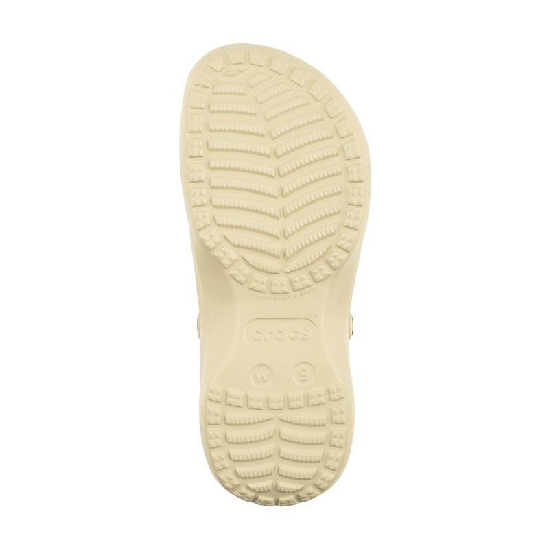 Crocs Classic Platform Lined Bone 207938-2Y2 (CR302-b) Women's Shoes/Flip Flops