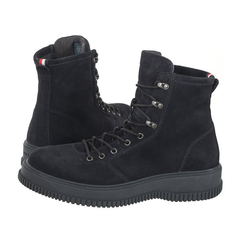 Tommy Hilfiger TH Everyday Class W Suede Hooks Desert Sky FM0FM04762 DW5 (TH907-a) boots