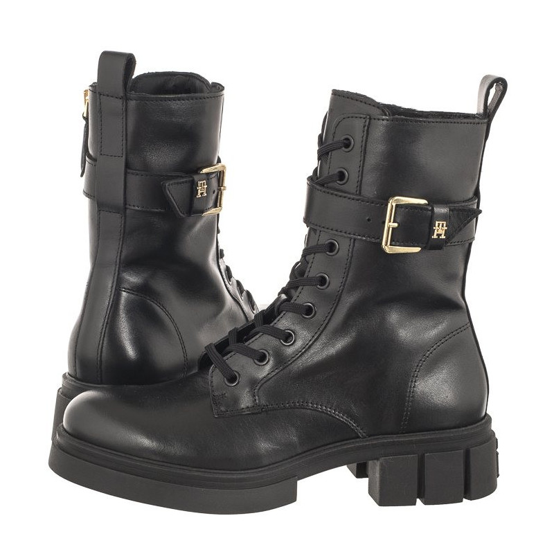 Tommy Hilfiger Cool Feminine Bikerboot Black FW0FW07322 BDS (TH908-a) kurpes