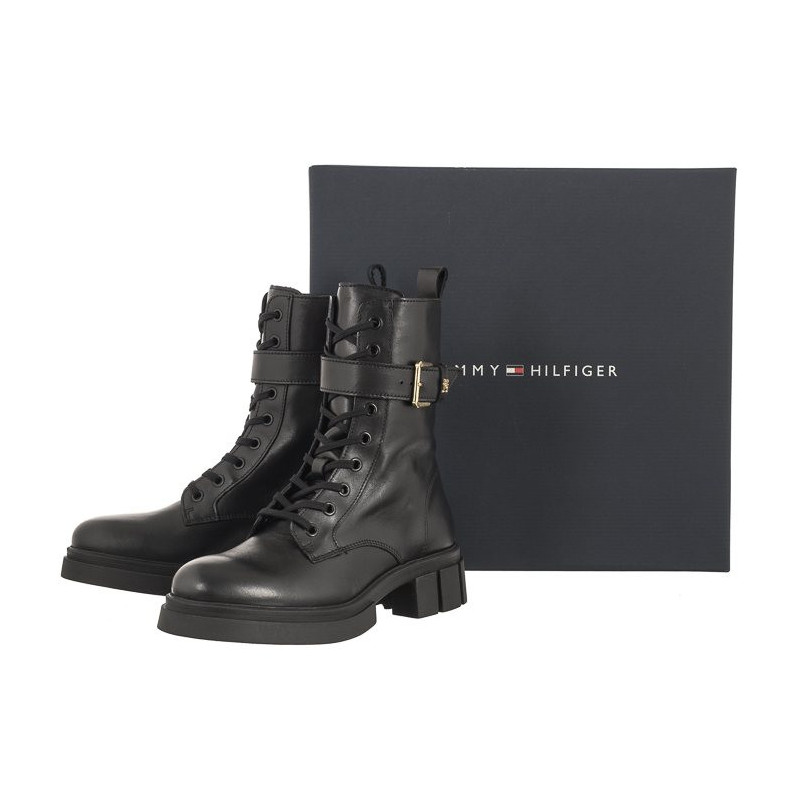 Tommy Hilfiger Cool Feminine Bikerboot Black FW0FW07322 BDS (TH908-a) kurpes