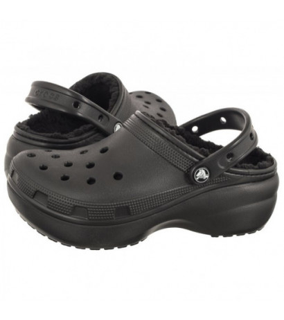 Crocs Classic Platform Lined Black 207938-001 (CR302-a) Moteriški batai/šlepetės