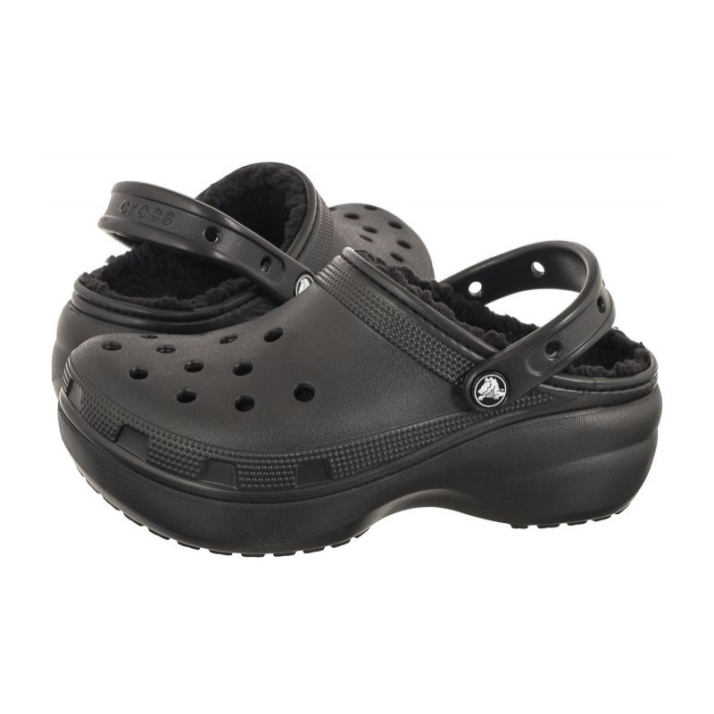 Crocs Classic Platform Lined Black 207938-001 (CR302-a) Moteriški batai/šlepetės