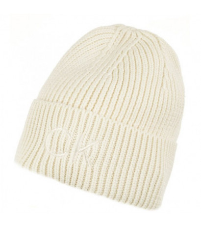 Calvin Klein Re-Lock Beanie W/Emb Marshmallow K60K608660 Yal (CK7-c) kepurė