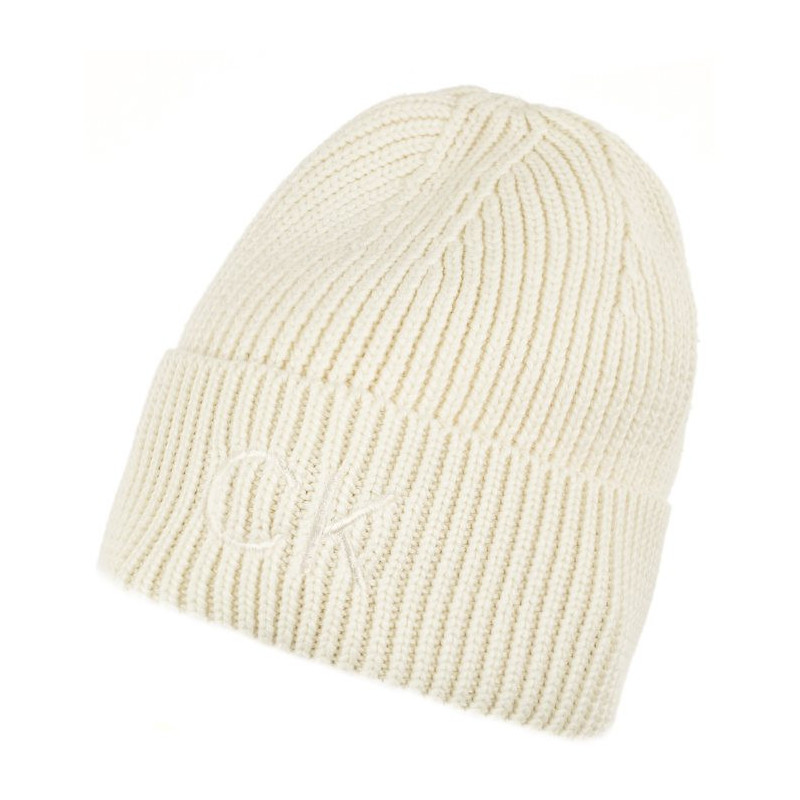 Calvin Klein Re-Lock Beanie W/Emb Marshmallow K60K608660 Yal (CK7-c) vöö