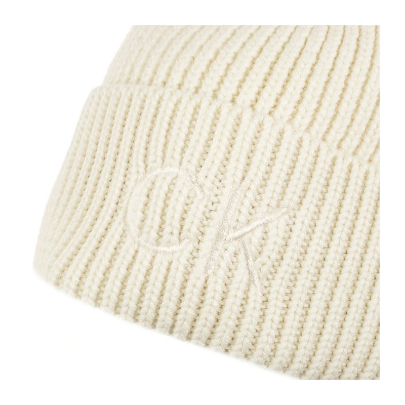 Calvin Klein Re-Lock Beanie W/Emb Marshmallow K60K608660 Yal (CK7-c) josta