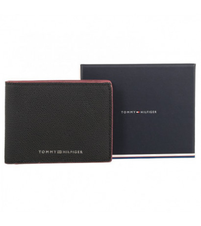 Tommy Hilfiger TH Struc Leather Mini Cc Wallet AM0AM11607 BDS (TH924-a) rankinė