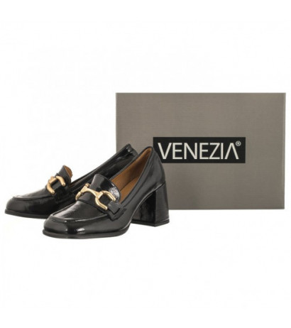 Venezia Czarne 160AG03 Y202 Black (VE737-a) kurpes