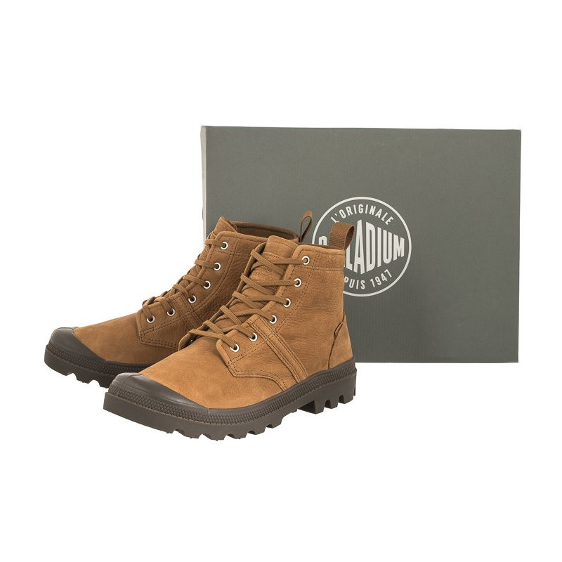 Palladium Pallabrousse Hi Wp Mahogany 77983-257-M (PA123-a) boots