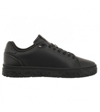 Tommy Hilfiger Court Thick Cupsole Leather Triple Black FM0FM04830 0GQ (TH930-a) spordijalatsid