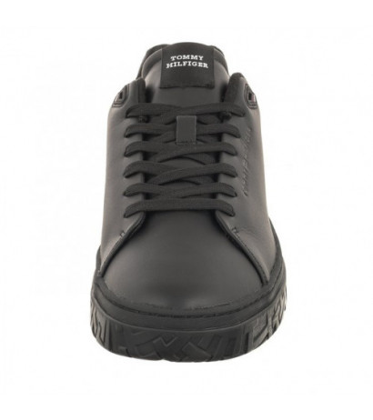 Tommy Hilfiger Court Thick Cupsole Leather Triple Black FM0FM04830 0GQ (TH930-a) spordijalatsid