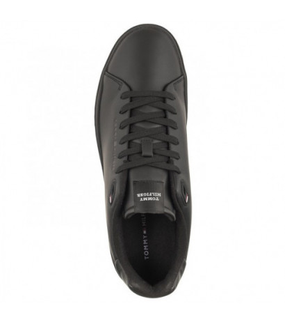 Tommy Hilfiger Court Thick Cupsole Leather Triple Black FM0FM04830 0GQ (TH930-a) spordijalatsid