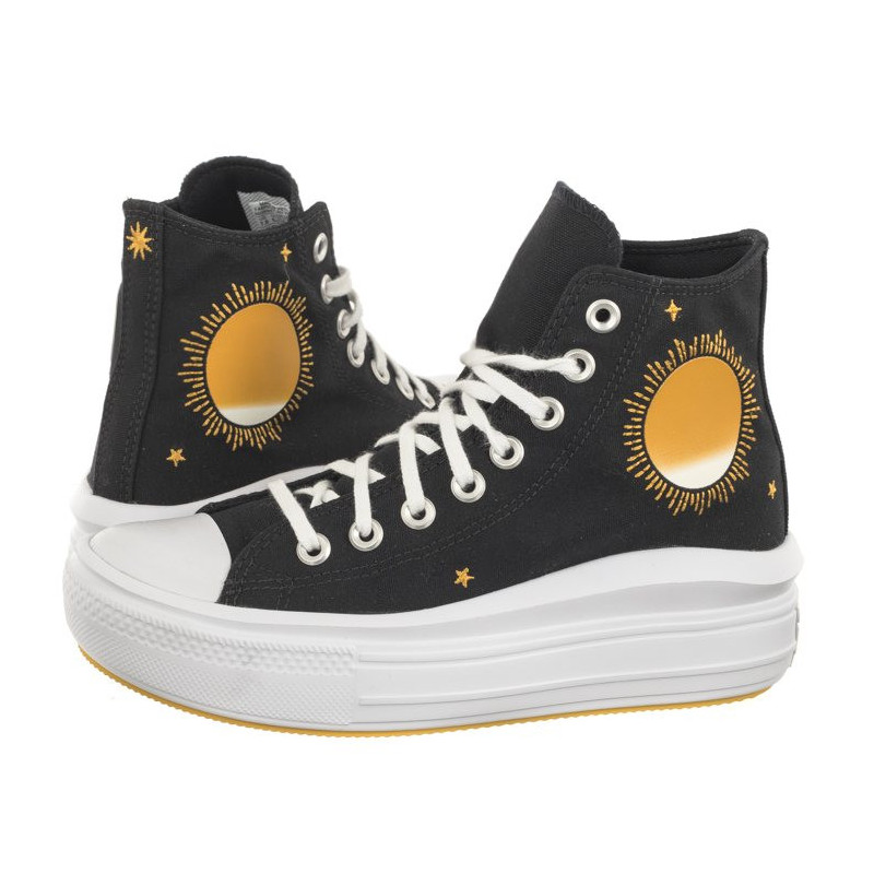 Converse CTAS Move Hi Black/Thriftshop Yellow A02896C (CO641-a) bateliai