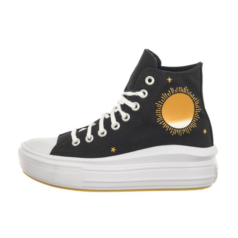 Converse CTAS Move Hi Black/Thriftshop Yellow A02896C (CO641-a) bateliai