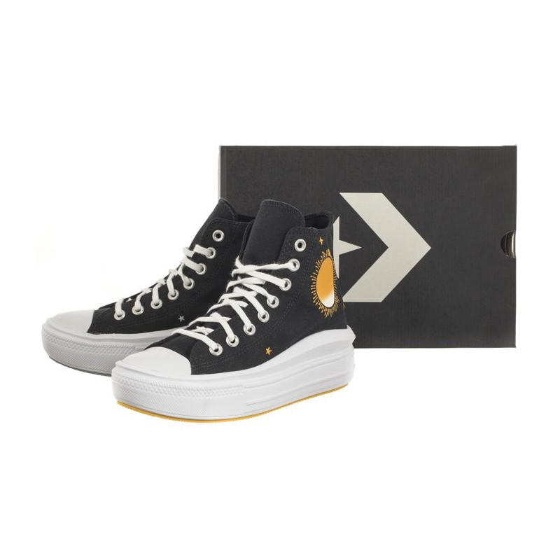 Converse CTAS Move Hi Black/Thriftshop Yellow A02896C (CO641-a) bateliai