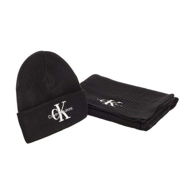 Calvin Klein Gifting Mono Beanie/Scarf Black K50K511199 BDS (CK393-a) kepurė