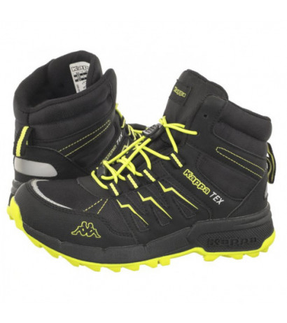 Kappa Boxfrod Mid Tex K 261065K/1133 Black/Lime (KA243-a) puszābaki