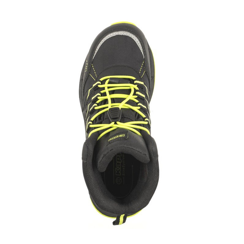 Kappa Boxfrod Mid Tex K 261065K/1133 Black/Lime (KA243-a) aulinukai