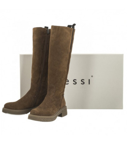 Nessi Brązowe 23538 (NE348-a) boots