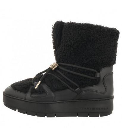 Tommy Hilfiger Tommy Teddy Snowboot Black FW0FW07505 BDS (TH927-b) kurpes