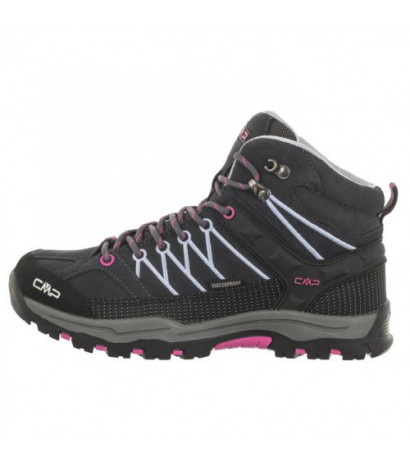 CMP Kids Rigel Mid Trekking Shoe Wp 3Q12944J 66UM Titanio-Skyway (CM8-d) batai