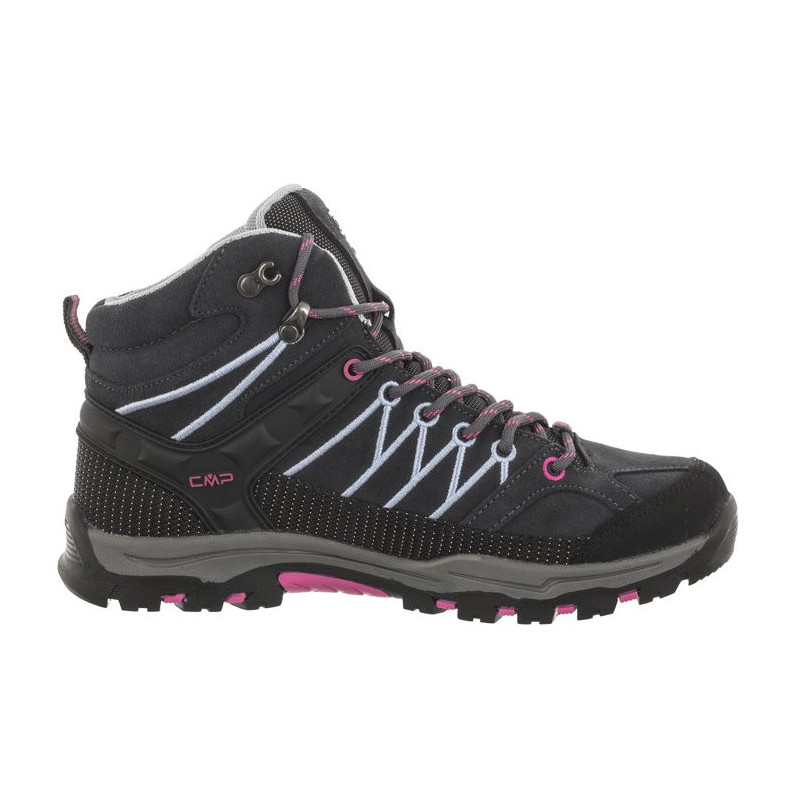 CMP Kids Rigel Mid Trekking Shoe Wp 3Q12944J 66UM Titanio-Skyway (CM8-d) batai