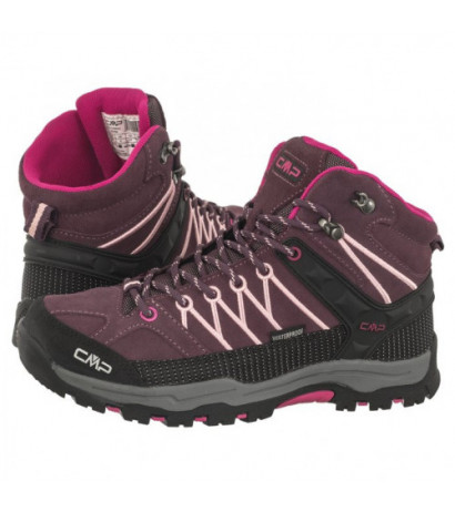 CMP Kids Rigel Mid Trekking Shoe Wp 3Q12944J 05HM Prugna/Peach (CM8-c) batai