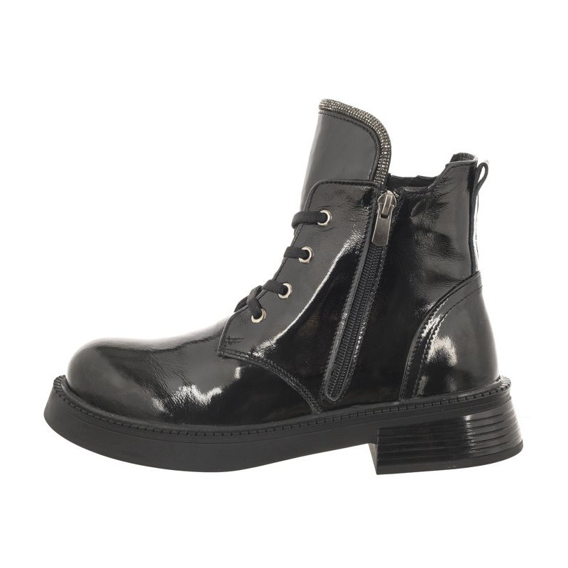 Venezia Czarne Lakierowane 0032322 43 Black (VE740-a) shoes