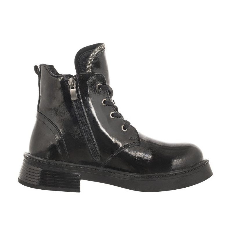 Venezia Czarne Lakierowane 0032322 43 Black (VE740-a) shoes